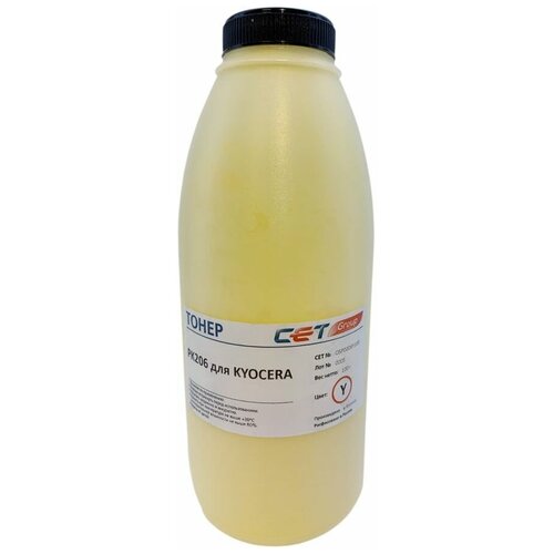 фото Тонер cet pk206 osp0206y-100, желтый, бутылка 100 г