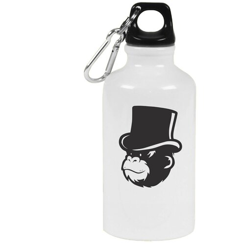 фото Бутылка с карабином coolpodarok прикол горилла в шляпе