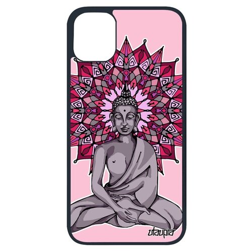 фото Простой чехол на смартфон // apple iphone 11 pro // "будда" стиль портрет, utaupia, серый
