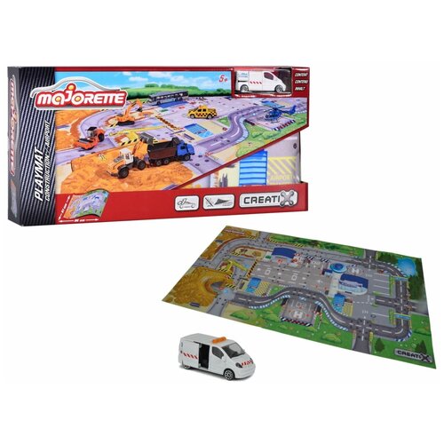 фото Игровой набор majorette коврик creatix construction и машинка, 114939