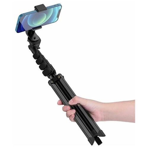 фото Штатив для селфи-палки blitzwolf bw-stb1 stable tripod selfie stick black