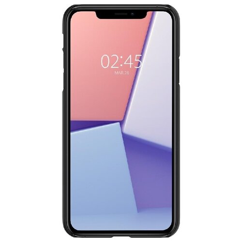 фото Чехол- накладка spigen для iphone 11 pro max - thin fit - черный - 075cs27127