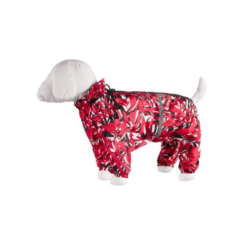 фото Yami-yami одежда виа о. дождевик для собак с рисунком пальмы, розовый, йоркширский терьер, на девочку 41692, 0,100 кг (2 шт) noname