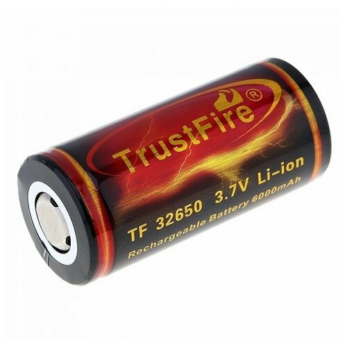 Аккумулятор TrustFire типа 32650 (6000mAh, Li-ion) с защитой аксессуар аккумулятор highscreen power rage partner 4000mah пр037785