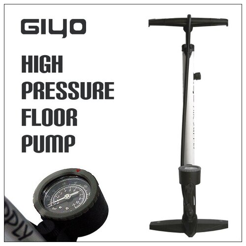 фото Giyo насос напольный giyo gf-31p hp alum floor pump