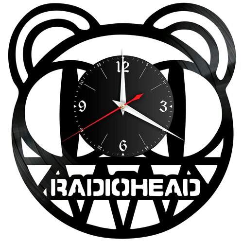 фото Redlaser часы настенные "группа radiohead" из винила, №2