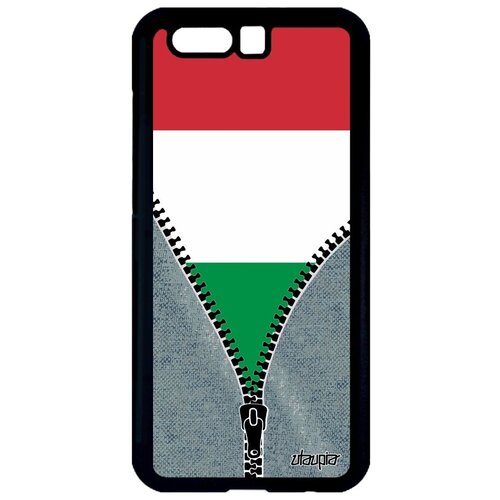фото Противоударный чехол на мобильный // honor 9 // "флаг италии на молнии" дизайн стиль, utaupia, серый