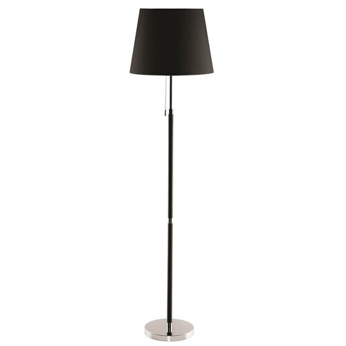 фото Лампа напольная venice, черная, хром frandsen