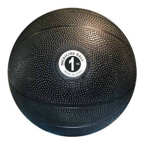 фото Медбол/ мяч для атлетических упражнений/медицинбол надувной sprinter, 1 кг. наполнитель: пвх. цвет: черный.
