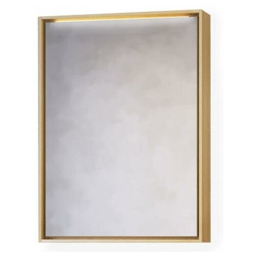 фото Зеркало-шкаф raval frame 75 дуб сонома с подсветкой, розеткой fra.03.75/ds