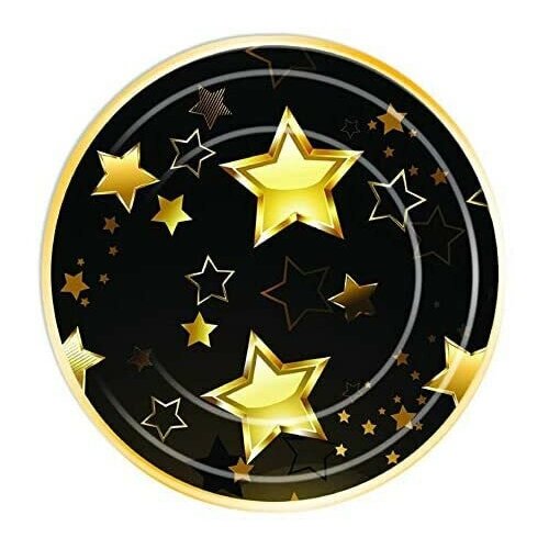 фото Аксессуар для праздника forum novelties набор тарелок звезды 18 см (8 шт) forum