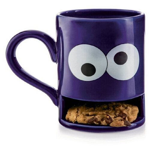 фото Кружка с отделением для печенья donkey products mug monster, 250 мл, do210322