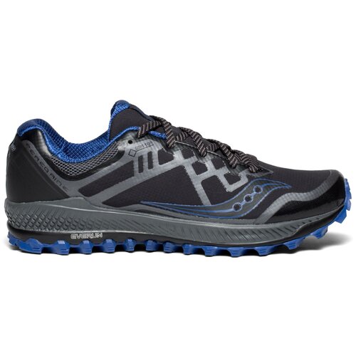 фото Беговые кроссовки saucony 2019-20 peregrine 8 gtx black/grey/blue (us:7,5)