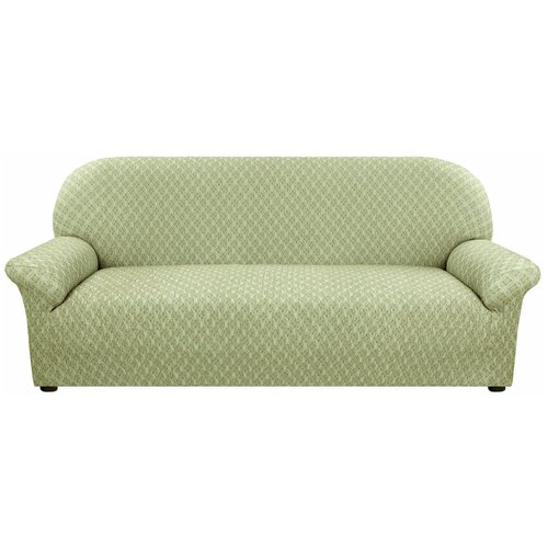 фото Чехол для мебели: чехол на 3-ех местный диван "фло" фисташковый еврочехол