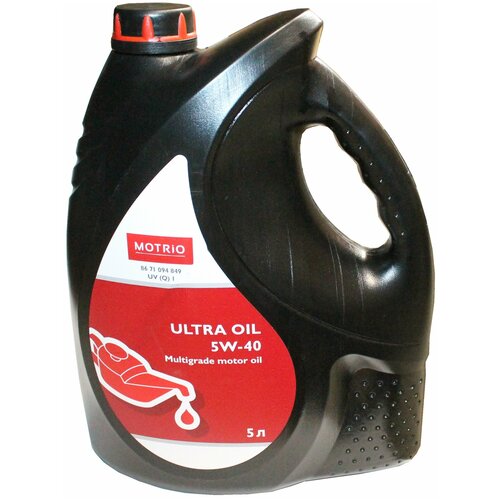 фото Полусинтетическое моторное масло motrio ultra oil 5w40, 5л