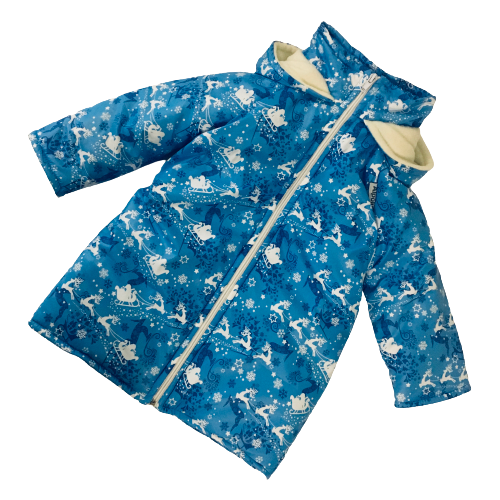 фото Курточка зимняя детская. куртка снегурочка. размер 86 mamamira
