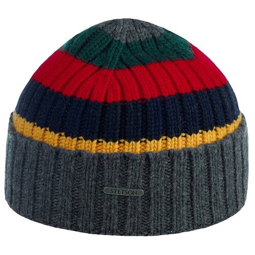 фото Шапка stetson арт. 8599352 beanie wool (зеленый / красный / синий / желтый), размер uni