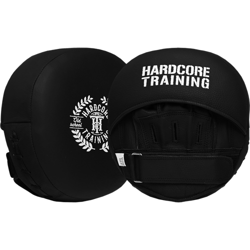 фото Профессиональные тренерские лапы для бокса hardcore training air pads black