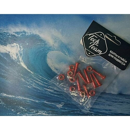 фото Набор tt для подвески доски 24мм болты+гайки (8шт) techteam