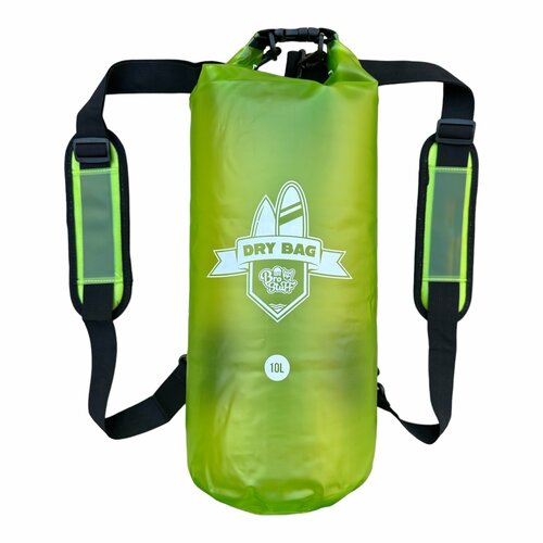 фото Гермомешок водонепроницаемый brostuff dry bag 10l neon green