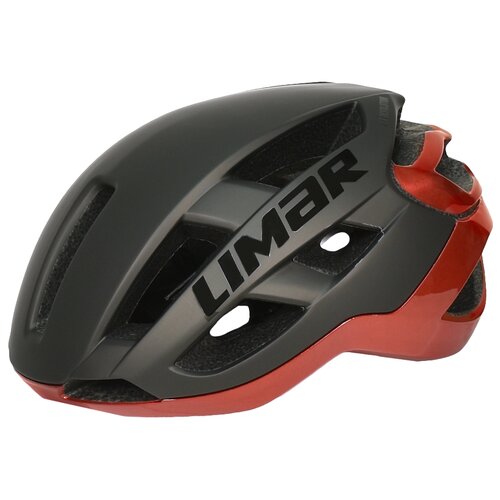 фото Велосипедный шлем limar air star всесезонный черный/красный/хромовый m