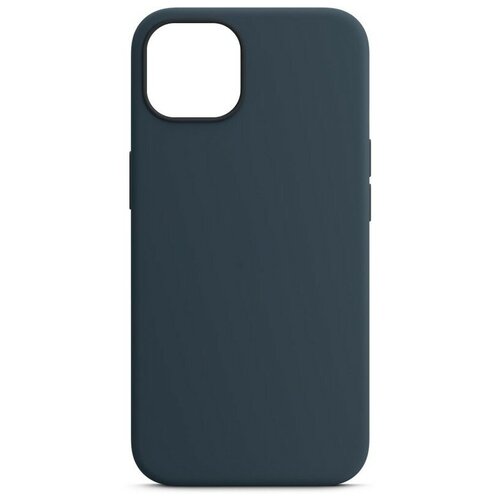 фото Чехол силиконовый mitrifon для iphone 13 (6.1") midnight blue темно-синий №8