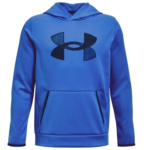 фото Толстовка under armour fleece hoodie черный ylg 1357577-001