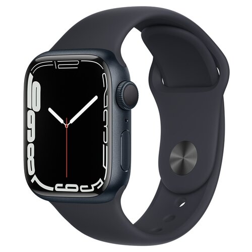 фото Умные часы apple watch series 7 45mm aluminium with sport band ru, сияющая звезда, r