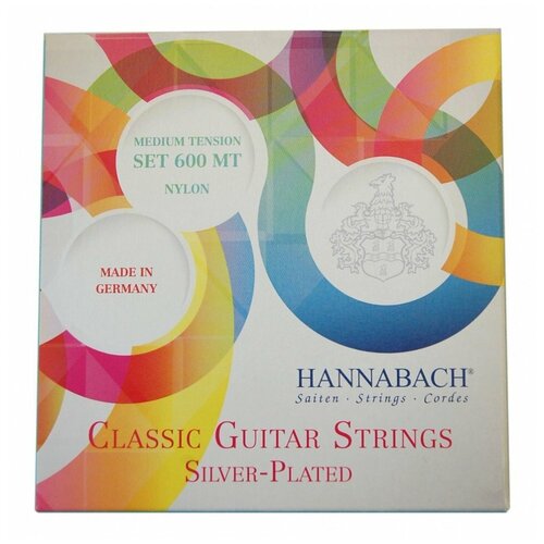 фото Hannabach 600mt silver-plated green - струны для классической гитары