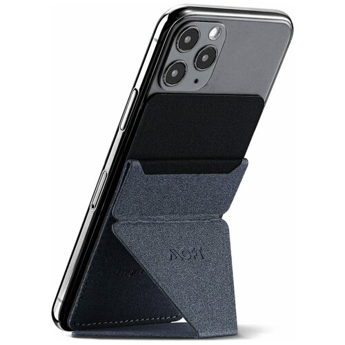 фото Moft x phone stand подставка-кошелёк для телефона цвет space gray