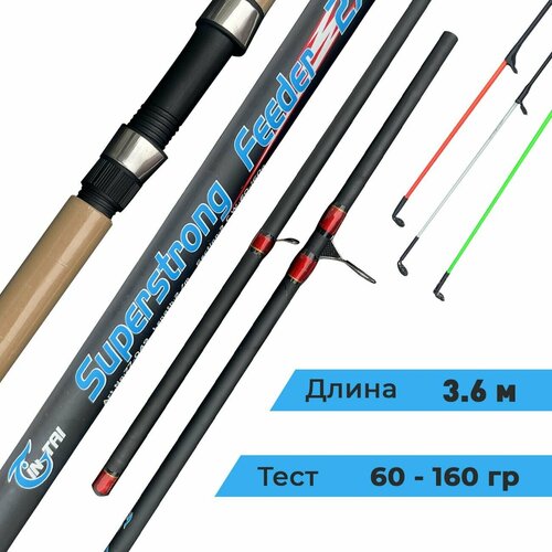 фото Удилище карповое carp yintai 3.6 метра 60-160 гр. yin tai