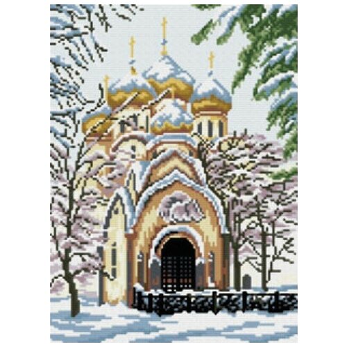 фото Набор для вышивания белоснежка "новодевичий монастырь", 29x37см (вышивка крестом)