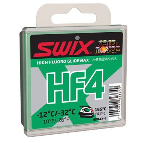 фото Парафин swix hf04x-4 green -12c/-32c 40гр