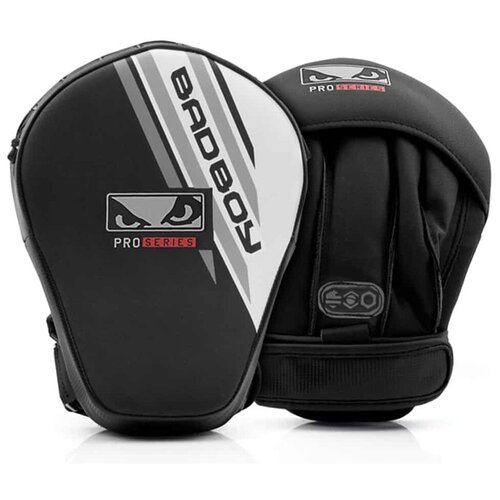 фото Лапы bad boy pro series advanced mini focus mitts black/white 1 пара