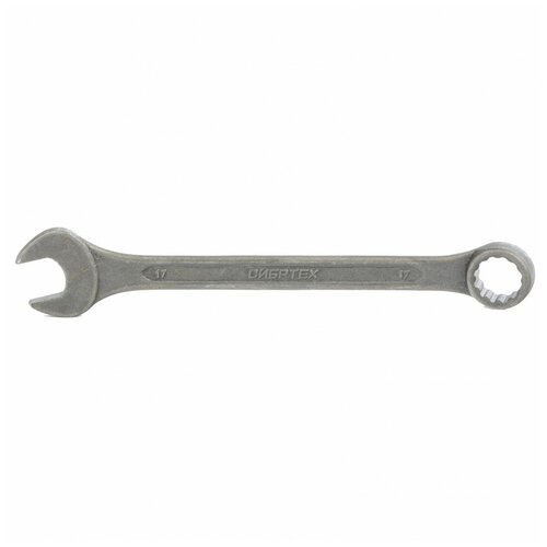фото Комбинированный гаечный ключ сибртех 17 мм, crv, фосфатированный, гост 16983, 14911