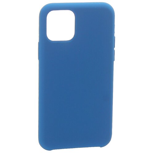 фото Чехол для iphone 11 pro (5.8") силиконовый mitrifon deep blue темно- синий №20
