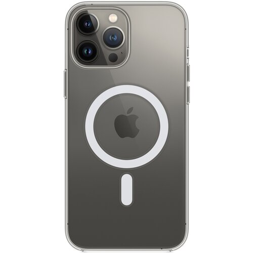 фото Чехол для смартфона apple iphone 13 pro max clear case magsafe, прозрачный