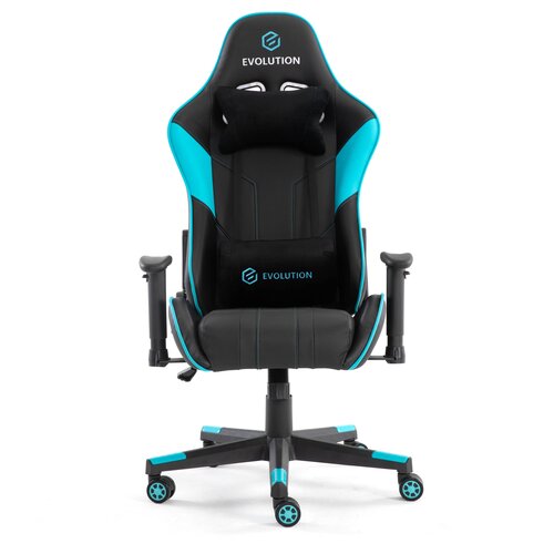 фото Кресло компьютерное игровое evolution tactic 2 black/blue