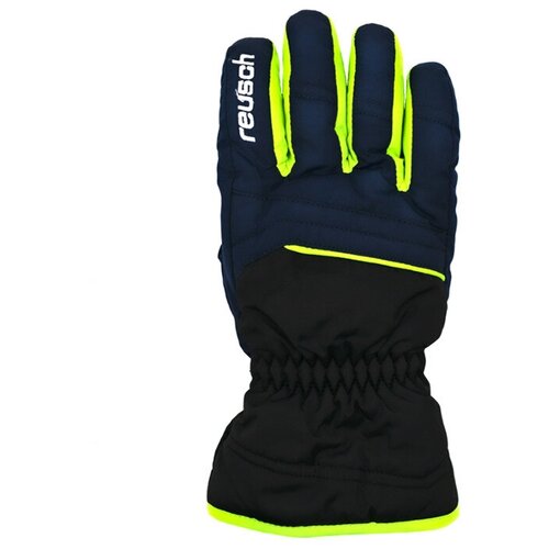 фото Перчатки горнолыжные reusch 2020-21 alan black/dress blue/neon green 6.5