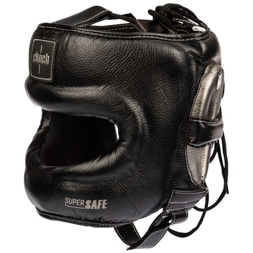 фото Шлем для единоборств с бампером clinch face guard черно-бронзовый (размер s/m)
