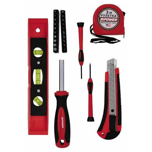 фото Набор инструмента бытовой, 26 предметов, cr-v сталь zipower 26pc household tool kit