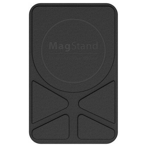 фото Аксессуар магнитное крепление-подставка switcheasy magstand leather stand для apple magsafe совместимо с apple iphone 12/11 black gs-103-158-221-11