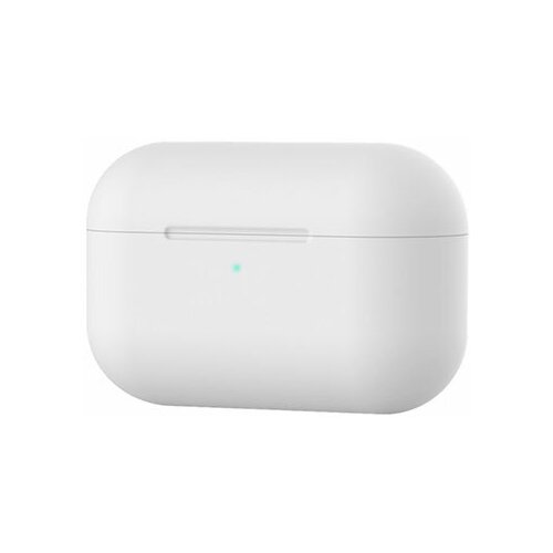 фото Чехол силиконовый eva для наушников apple airpods pro - белый (cbap303w)