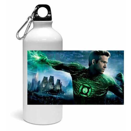 фото Спортивная бутылка зелёный фонарь, green lantern №2 mewni-shop