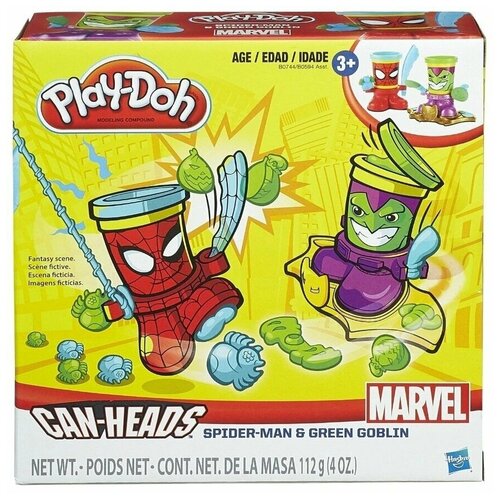 фото Play-doh игровой набор "spider-man & green goblin"