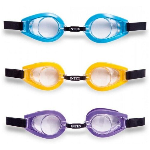 фото Очки для плавания play goggles, 3 цвета, 3-8 лет intex