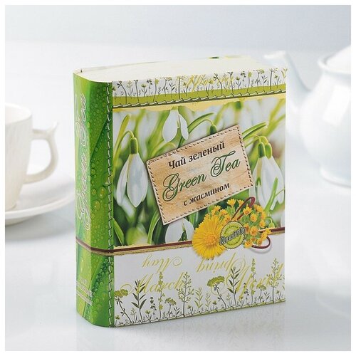 фото Чай зеленый книга " времена года" с жасмином qwen