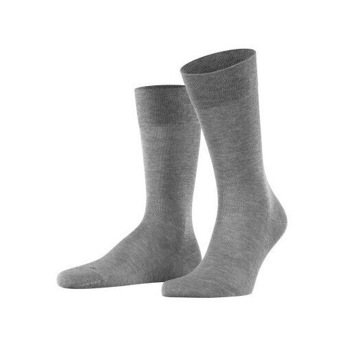 фото Мужские носки falke, 1 пара, классические, размер 39-42, серый