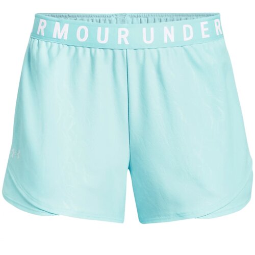 фото Женские шорты теннисные under armour womens play up shorts emboss 3.0 - pink (m)