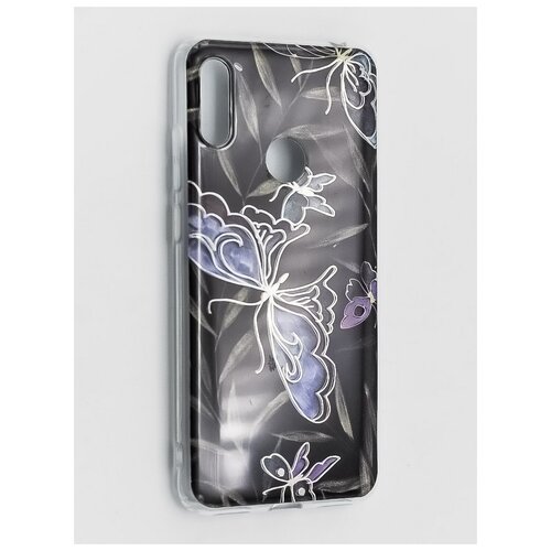 фото Накладка силиконовая flowers для huawei y6 2019/honor 8a вид8 ycase